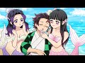 胡蝶しのぶの人魚姫姿、かわいすぎ問題