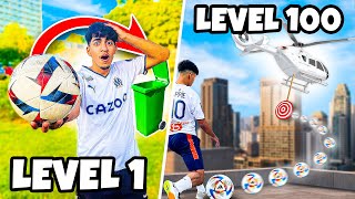 Level 1 tot 100 Trick Shots! 🤯