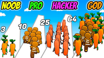 Kitchen Run 3D - NOOB vs PRO vs HACKER vs GOD