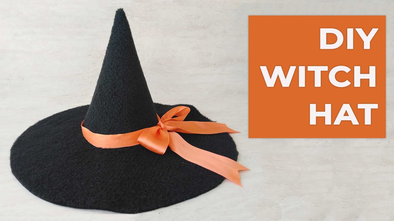 DIY: How to Make Custom WITCH HAT 🎃🕷 - HALLOWEEN COSTUME EASY IDEAS 