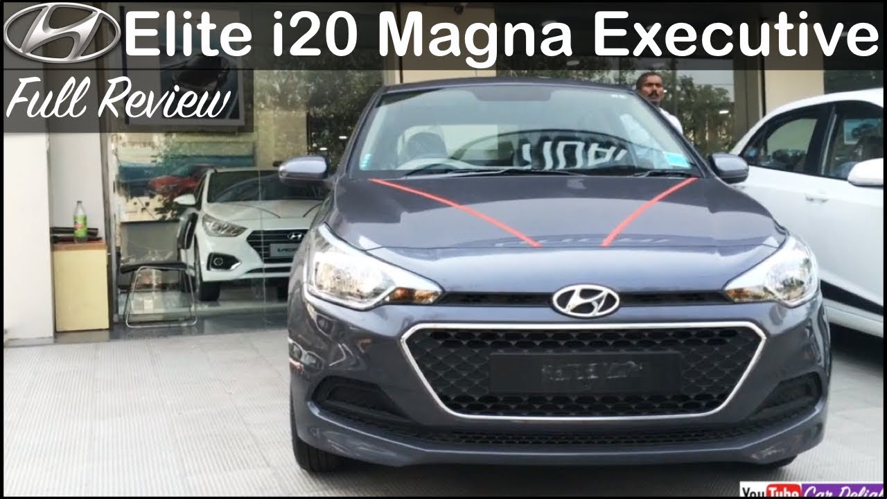 Hyundai Elite I20 2017 Magna Executive Model Interior Exterior Walkaround And Review