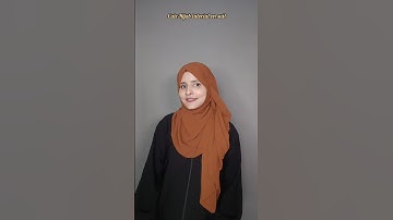 most requested cute Hijab tutorial on suit