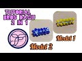 Cara Membuat Bros Dagu dengan Senar || How to make brooches with nylon || DIY Tutorial 2 in 1