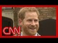 Prince Harry gleams as he announces birth of son