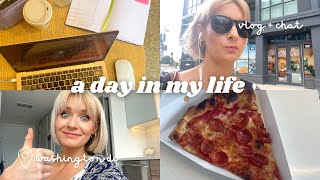 day in my life washington dc  wfh vlog + chat: pluto return, current events, TikTok, authenticity