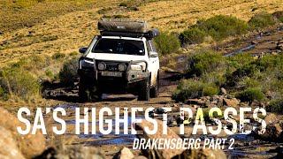 Conquering the "High 5" Mountain Passes en route to Garden Castle! | Drakensberg pt.2