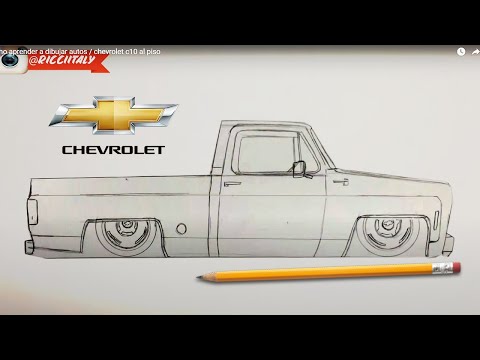 ✏️COMO APRENDER a Dibujar Autos / Chevrolet C10 al piso✏️
