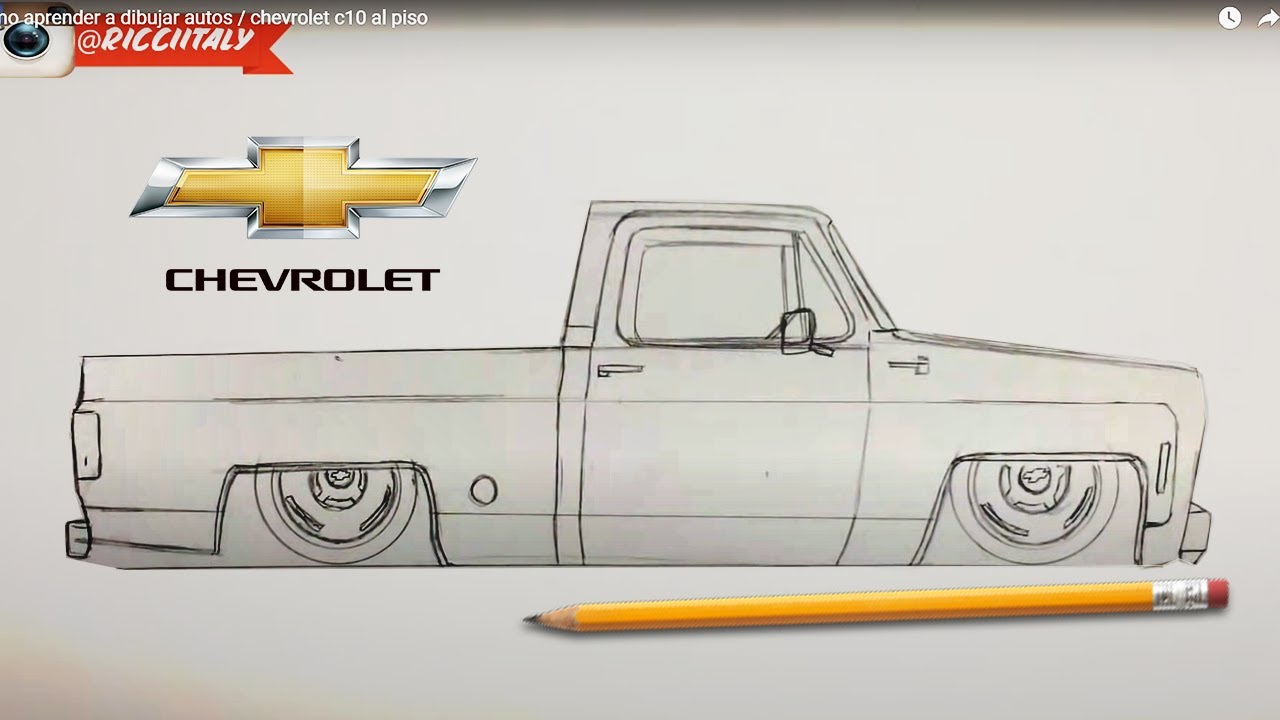 ✏️COMO APRENDER a Dibujar Autos / Chevrolet C10 al piso✏️ - thptnganamst.edu.vn