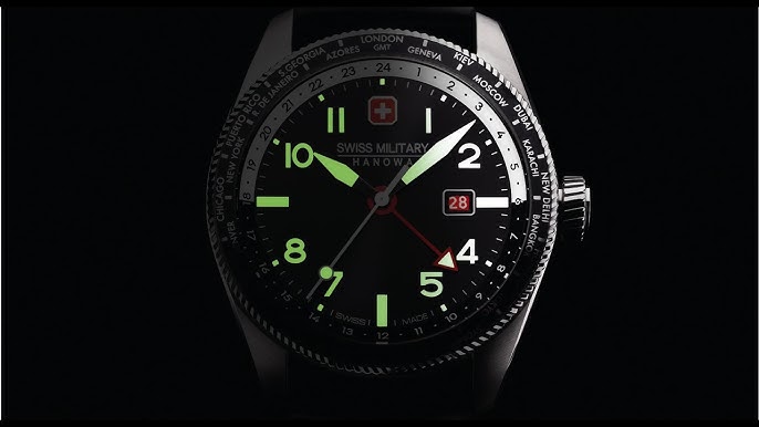 Swiss Military Hanowa City Hawk GMT SMWGH2100940 - YouTube