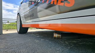 Installing a side exhaust attached to a 2.5 inch cutout on my Turbocharged 4G15 Mivec Lancer