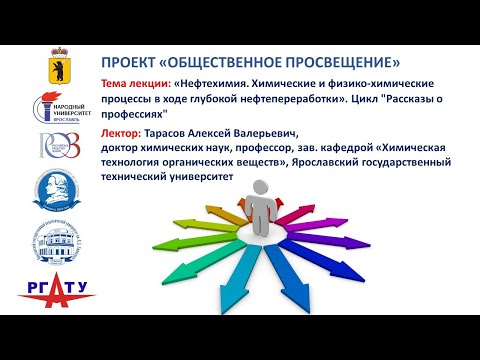 Лекция "Нефтехимия. Химические и физико-химические процессы в ходе глубокой нефтепереработки"