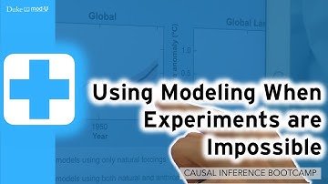 Using Modeling When Experiments Are Impossible: Causal Inference Bootcamp
