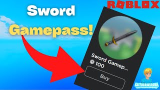 Sword Gamepass - Roblox