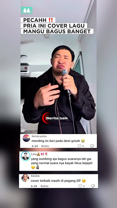PECAHH ‼️ PRIA INI COVER LAGU MANGU BAGUS BANGET 😱 #music #song #viral #mangu