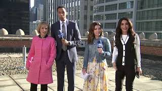 ABC7 delivers the news from the rooftop of our State Street Studio