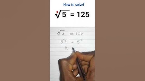 Simplest Radical Form | Radical to Exponential equation #mathegral #mathegra