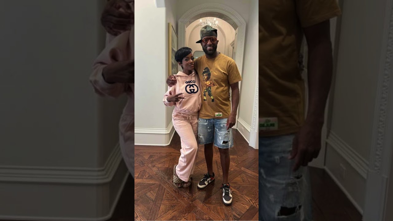 Rickey Smiley Hanging Out With Shamea Morton