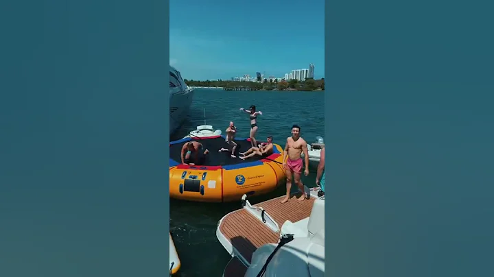 Miami vibes, party on a yachts. Credit: TikTok nat...