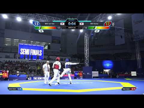 222 Semifinals M 58kg KOR BAE Jun Seo KOR SEO Eunsu PGM