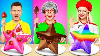 ¡Desafío de Cocinar Yo VS la Abuela! Trucos de Decoración de Pasteles de 24 Horas por YUMMY JELLY