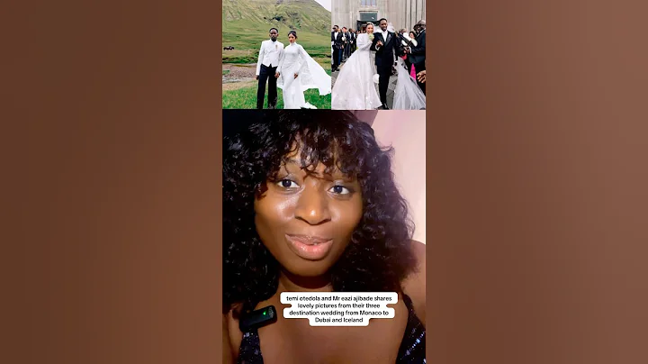 temi otedola and Mr eazi ajibade shareslovely pictures from their three destination wedding