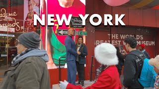 New York City Walking Tour [4K] Times Square & Grand Central