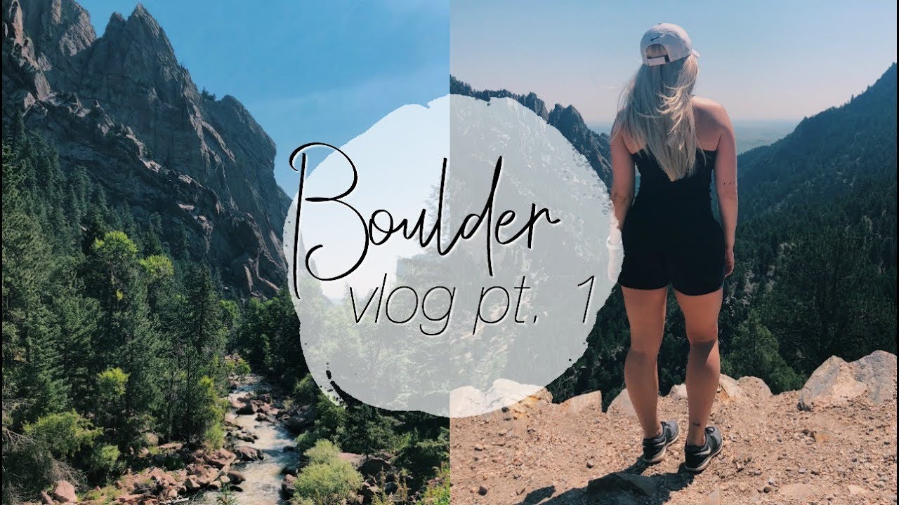 travel vlog pt. 1: boulder, co | hiking, paddle boarding, + so much gelato