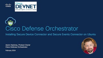 Cisco Defense Orchestrator, Installing Secure Device Connector and Secure Events Connector on Ubuntu