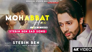 Tumhe Mujhse Mohabbat Hai - Stebin Ben | Hina Khan, Shaheer Shaikh | Jeet G | New Sad Song 2023