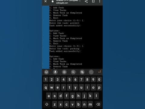 task manager using c++ #c #c++ #coding - YouTube