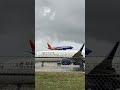 Southwest 737-8 landing at Fort Lauderdale International Airport