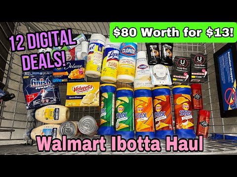 Walmart Ibotta Haul- $80 worth for $13! Easy Digital Deals! 10/30-11/5/22