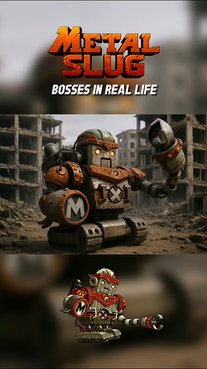 metal slug - all bosses in real life generated by Ai #arcade#metalslug#games#gameplay#aiart#sega#