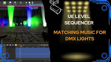 How to Match DMX lights to Music in Unreal Engine 4.26 | How to add multiple Camera Shots