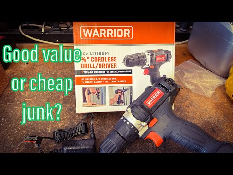 Harbor Freight Warrior 12v lithium Drill Review 