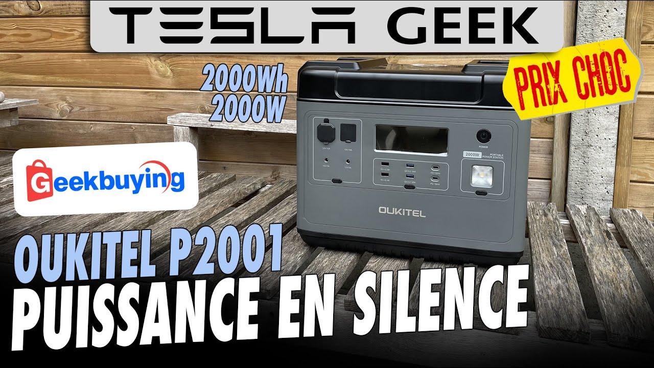 Nous avons testé le générateur électrique solaire Oukitel P2001 - NeozOne