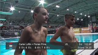 Boys A B 3m Synchro - Eindhoven Diving Cup 2020