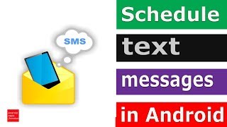 How to schedule text message in android so that it can be delivered later on screenshot 2