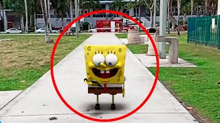 10 Bob Esponja Captados En Cámara y Vistos En La Vida Real