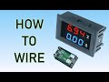 How to setup a Digital Volt Amp Meter