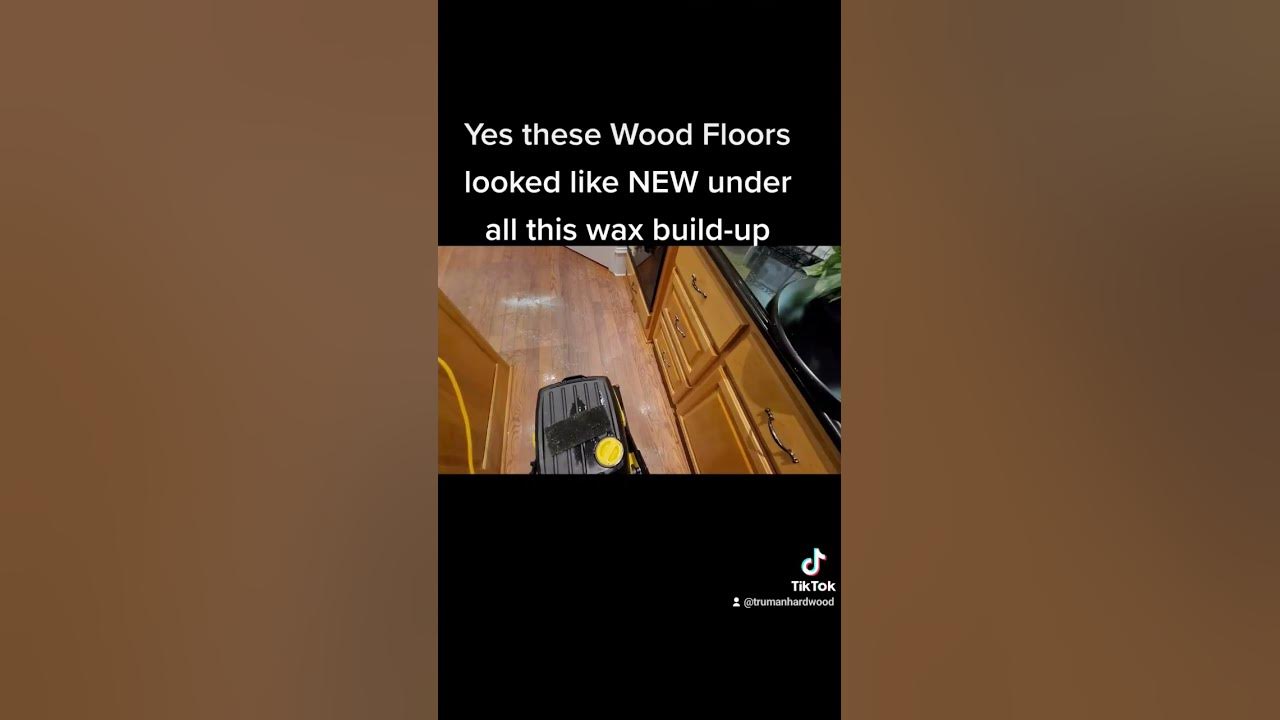 Removing Rejuvenate floor polish from hardwood floors youtubeshorts 