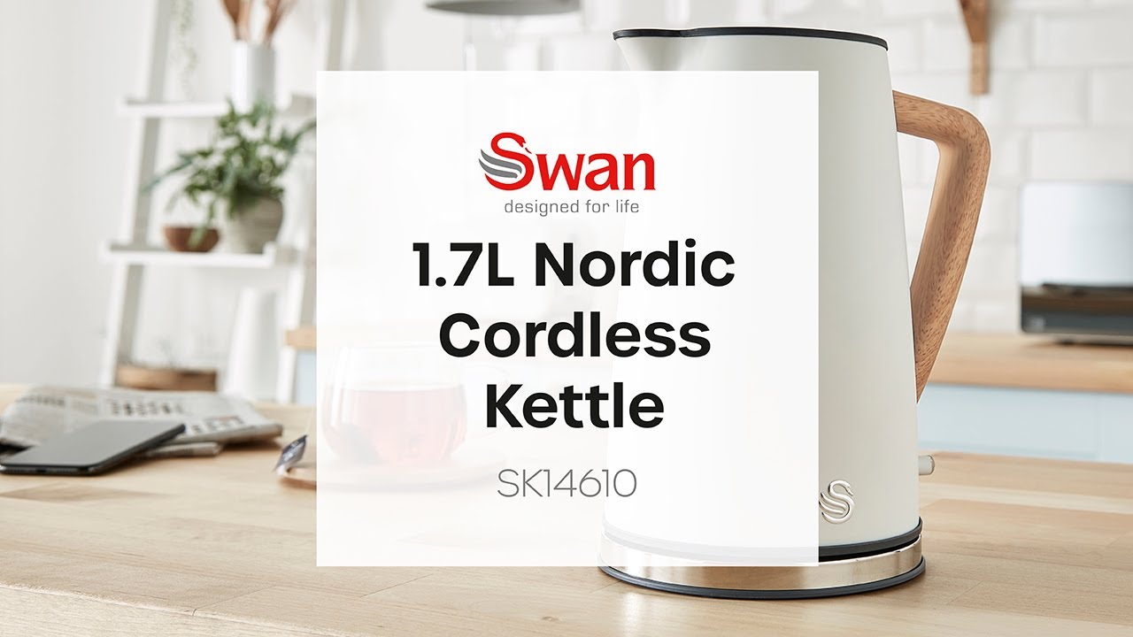 Swan Nordic 58oz Cordless Kettle White