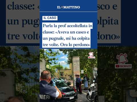 Video Parla la prof accoltellata in classe: «Aveva un casco e un pugnale, mi ha colpita tre volte»