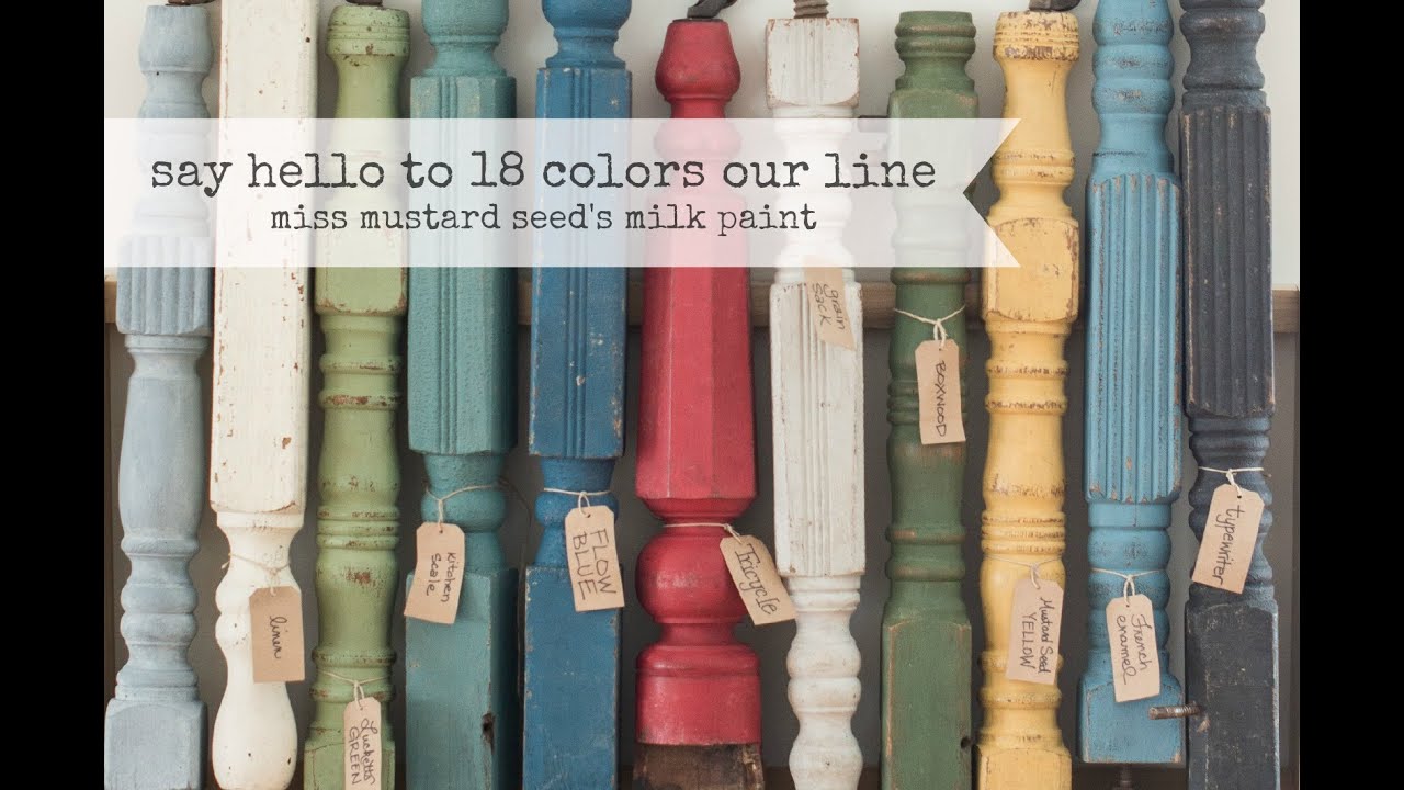 Miss Mustard Seed Milk Paint Color Chart