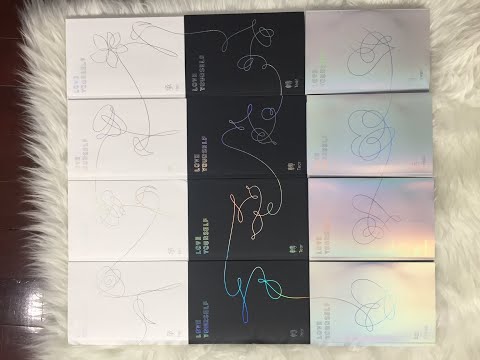 UNBOXING ALL BTS LOVE YOURSELF ALBUMS | 방탄소년단 (BTS) Love Yourself Albums (Her, Tear, Answer)