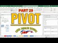 Excel tagalog tutorial 29 pivot table
