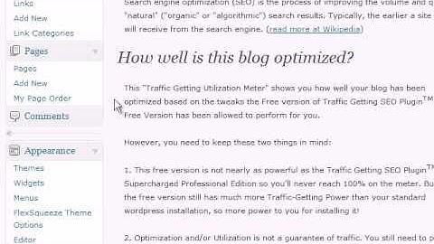 Traffic-Getting SEO plugin for WordPress