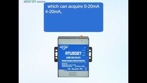 RTU - BLIIOT RTU5027 industrial AI signal acquisition