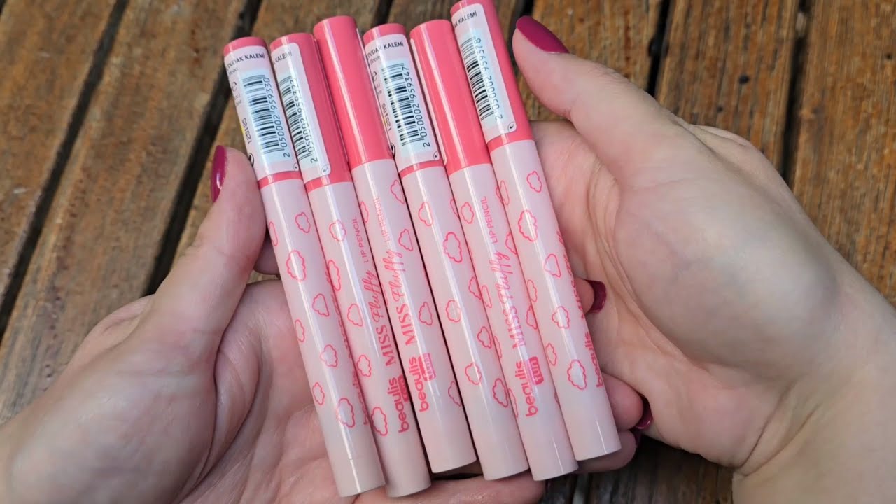Beaulis Fun Miss Fluffy Lip Pencils #beaulisfun #gratis #makeupswatches #makeup