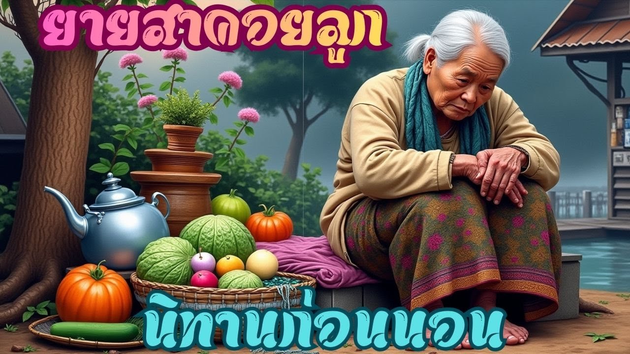 นิทานก่อนนอนสุดซึ้ง ยายสาคอยลูก รอคอยด้วยหัวใจที่ไม่เคยหมดหวัง มีภาพประกอบสวยงาม ตอนเดียวจบ